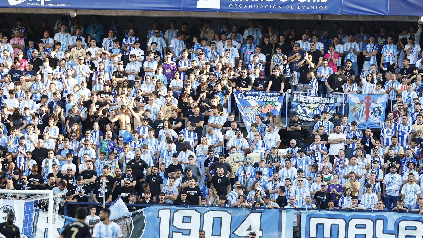 Búscate en las gradas de La Rosaleda en el Málaga CF-Castellón