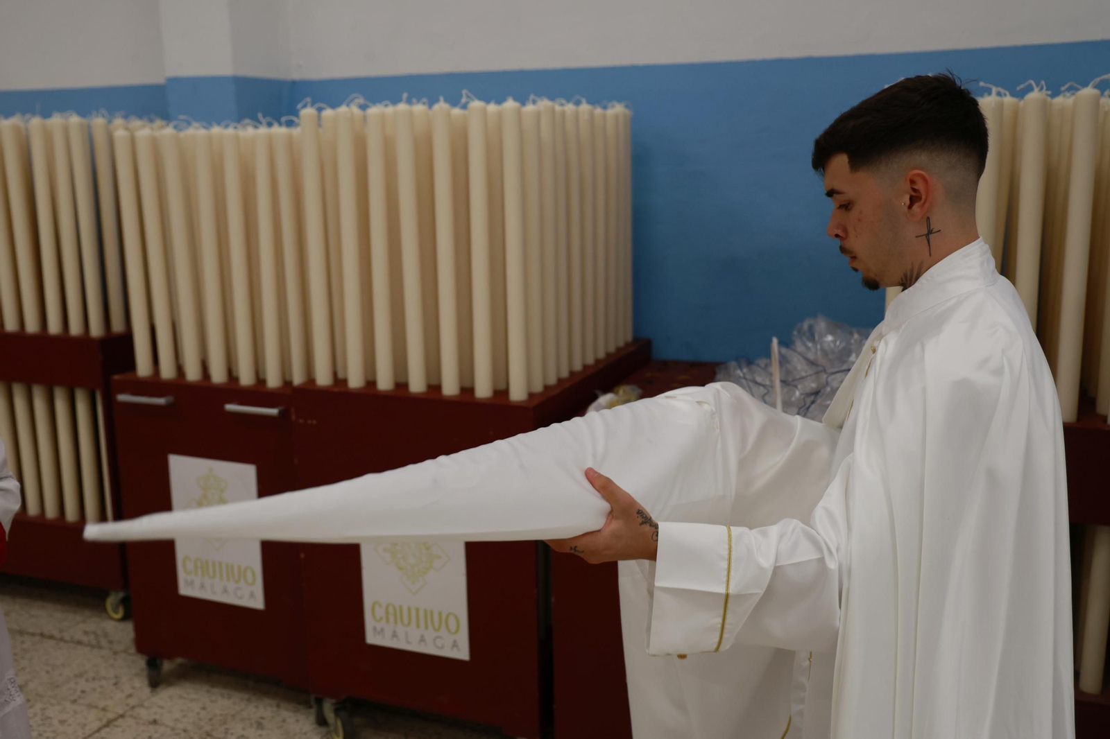 El Cautivo, en su procesión del Lunes Santo en Málaga, en fotos