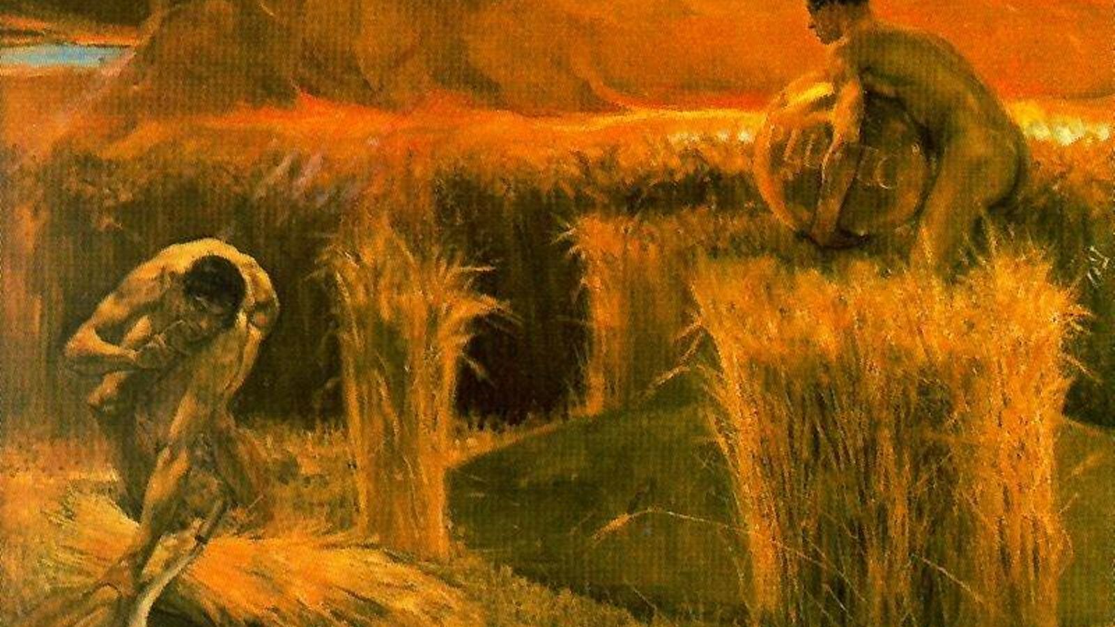 Otra obra perteneciente a la serie en la que Villegas plasmó los 'diez mandamientos' de la teosofía.