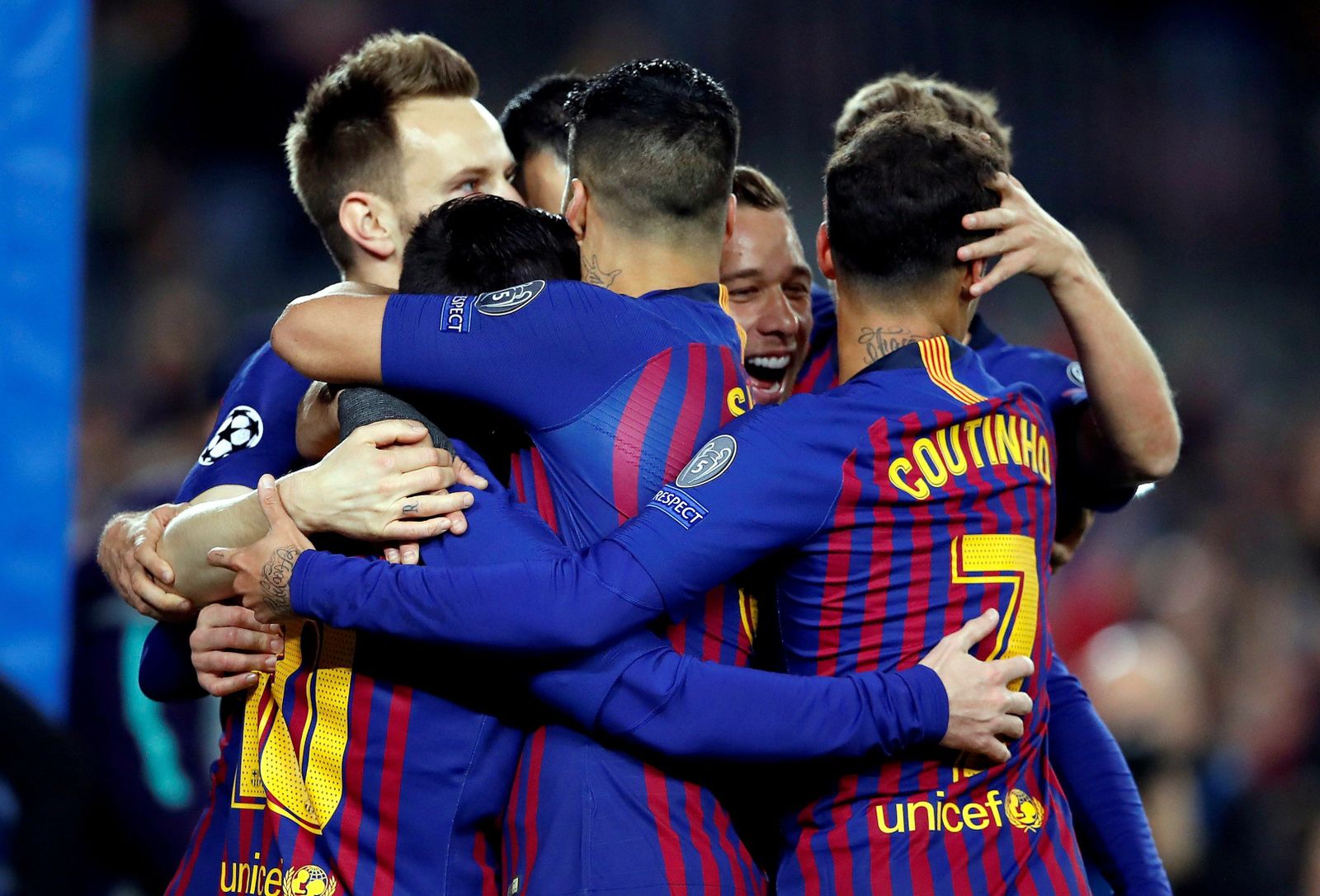 Las imágenes del Barcelona-Olympique de Lyon de Champions
