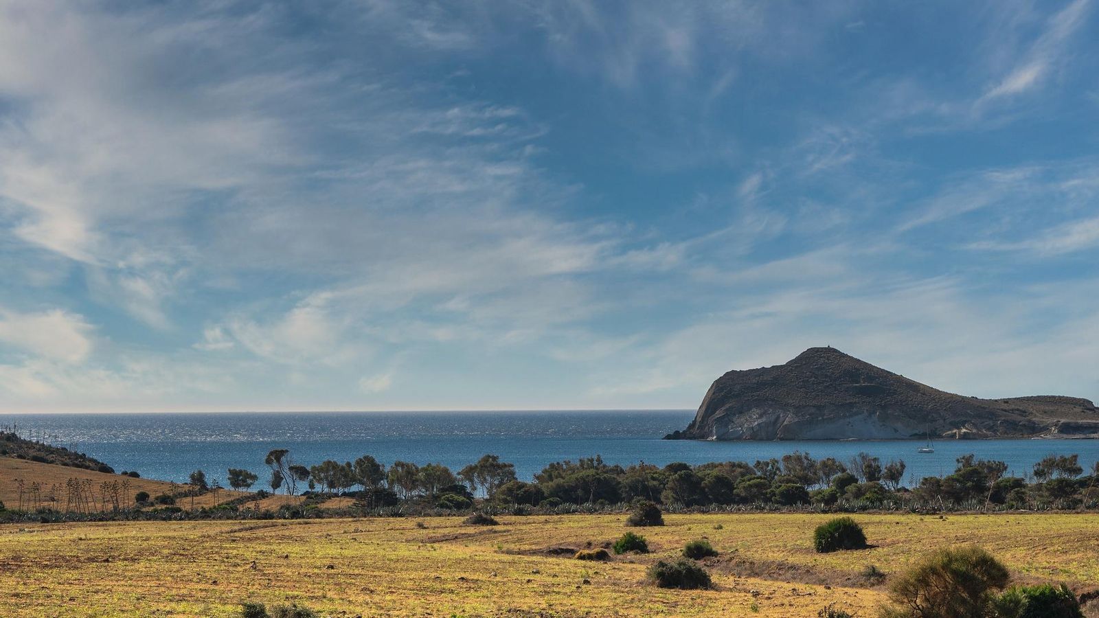 Vistas al mar durante la ruta por el Cabo de Gata