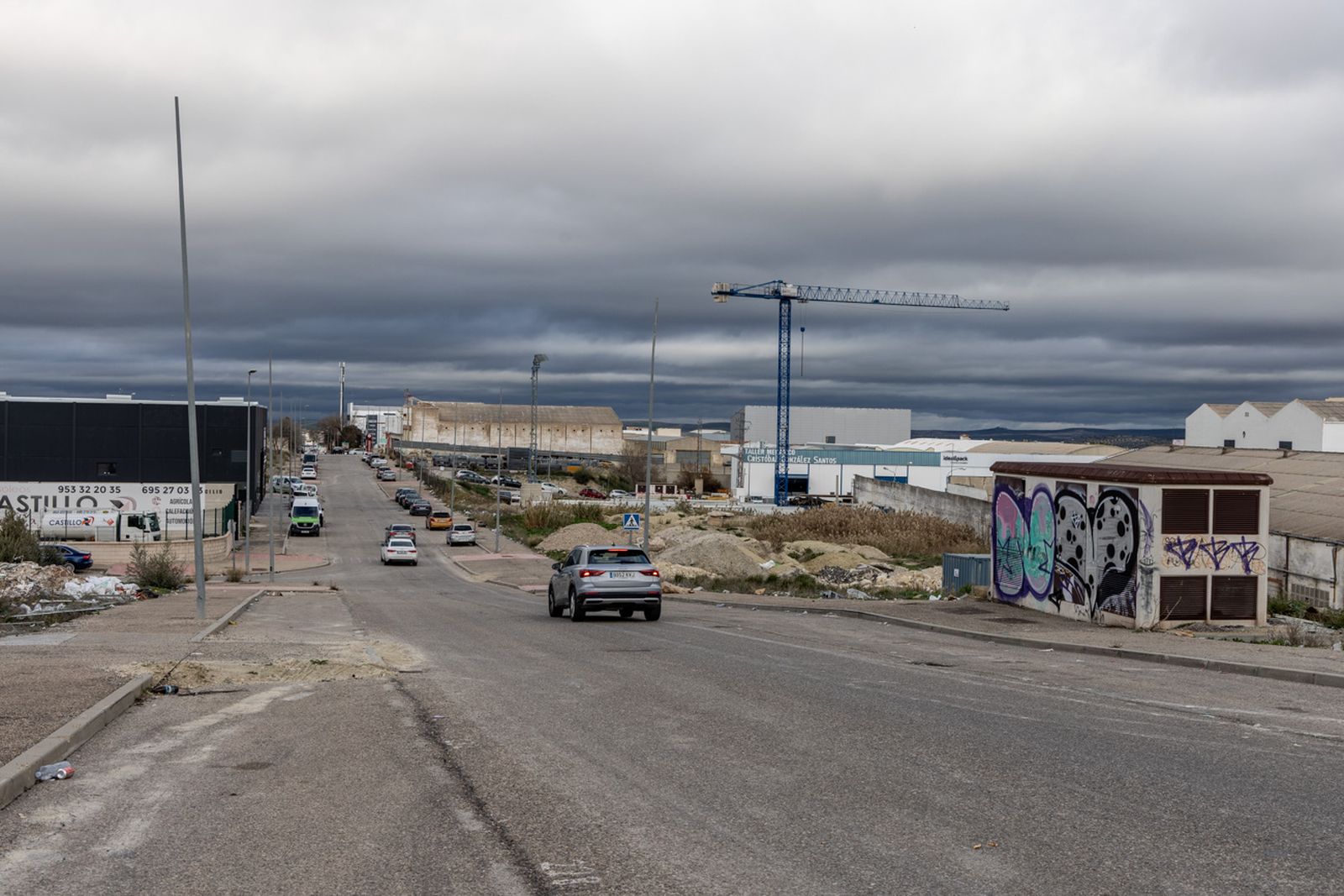 El estado de deterioro del polígono de Los Olivares