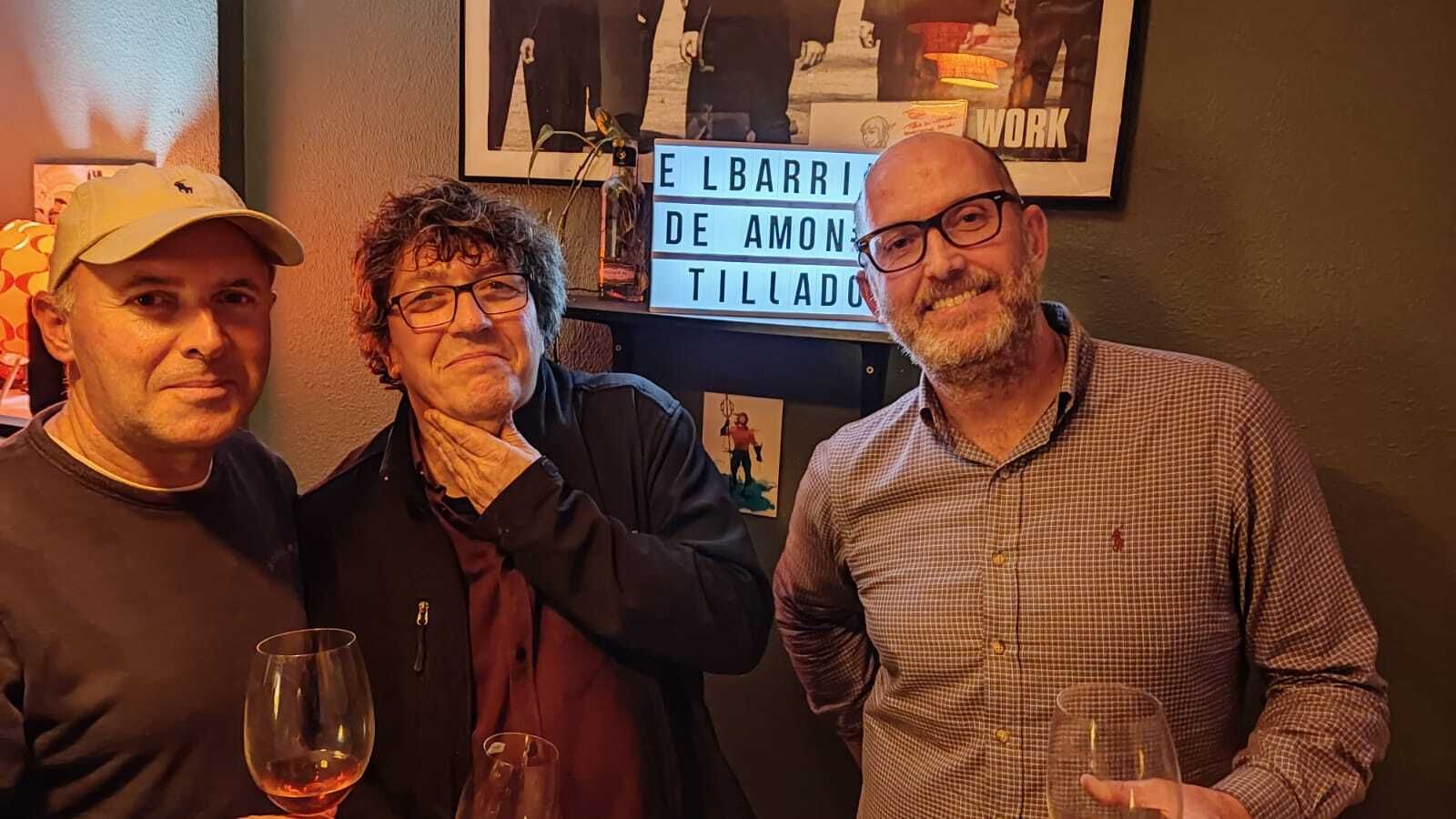 De izquierda a derecha, Pedro M. Espinosa, Pedro Ingelmo y Luis Esteban.