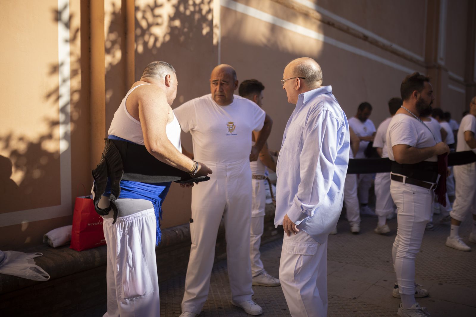Imágenes de la salida de la Virgen de la Cinta desde la Catedral hacia el Santuario