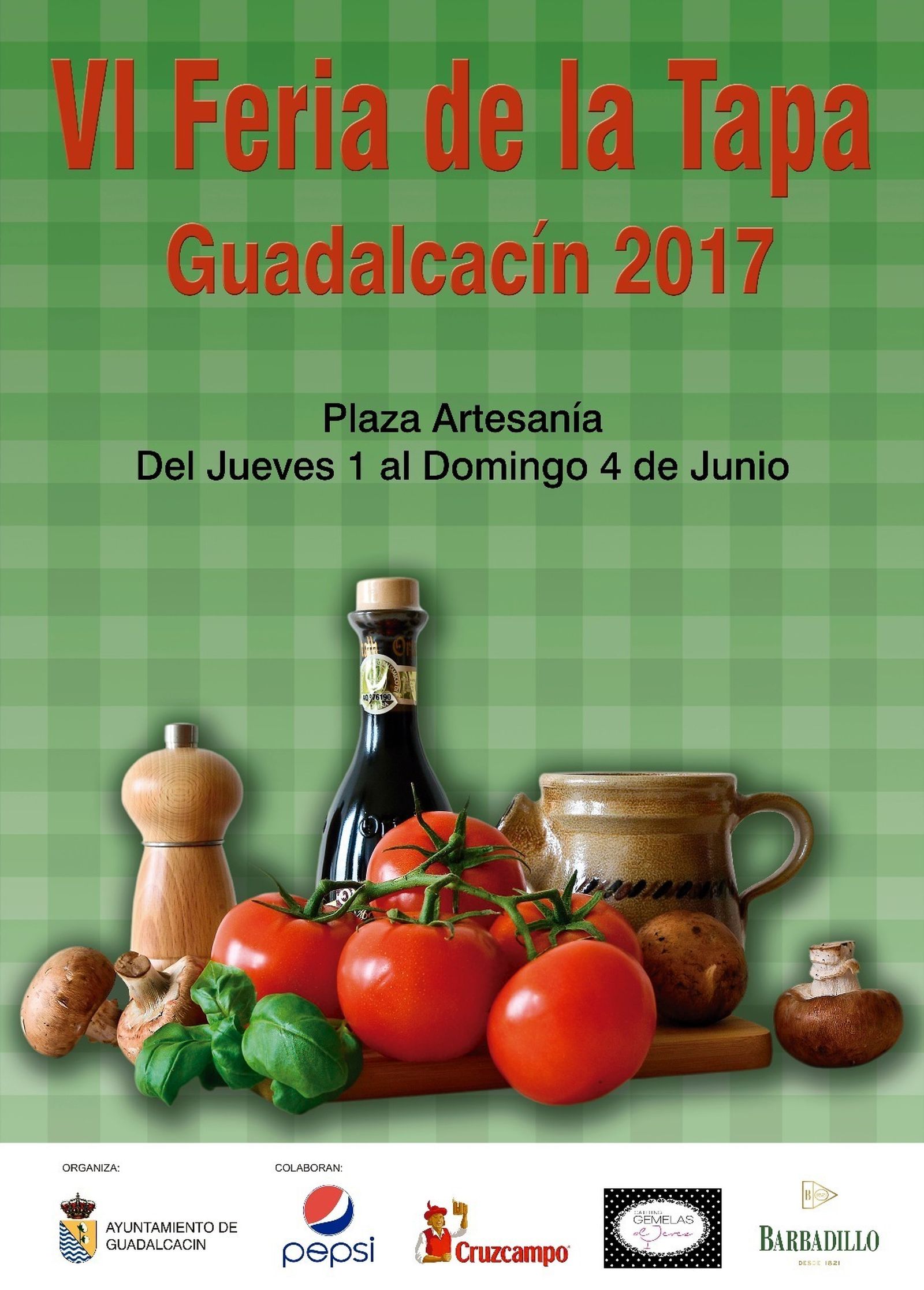 Guadalcacín acoge a partir del jueves la  Feria de la Tapa, que alcanza su sexta edición