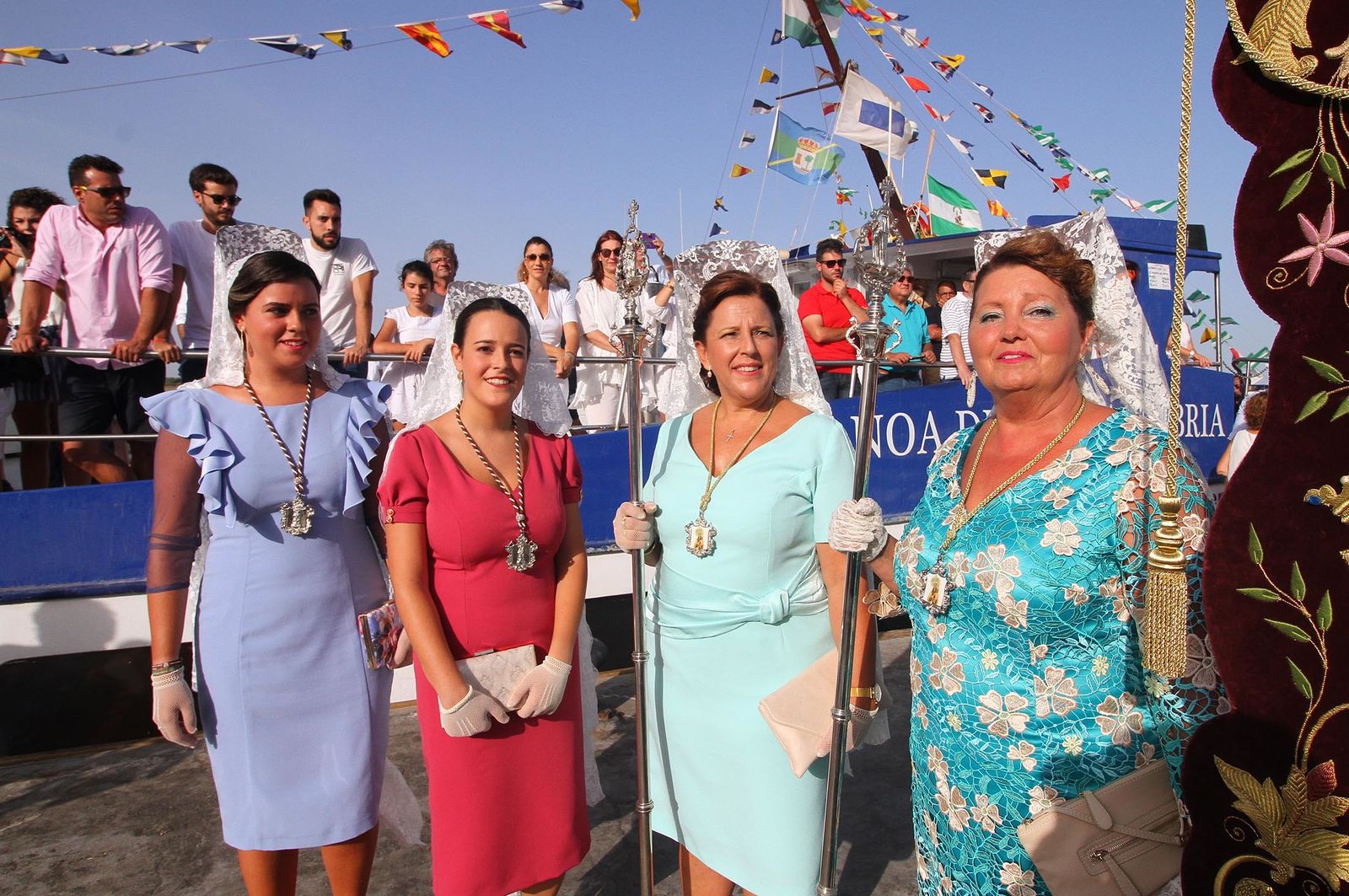 Imágenes de la procesión de la Virgen del Carmen en Punta Umbría