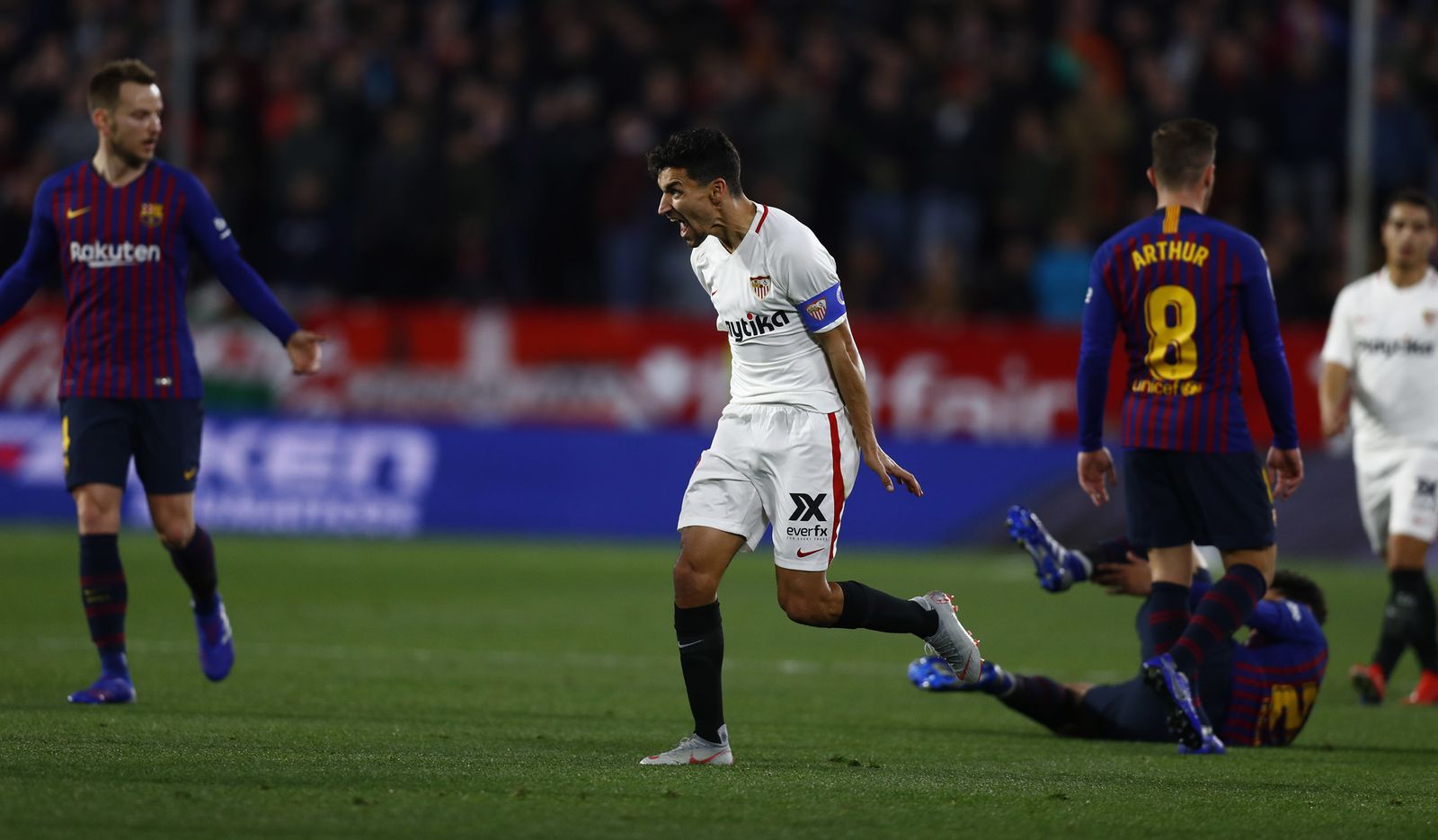 Las imágenes del Sevilla FC-Barcelona de Copa del Rey