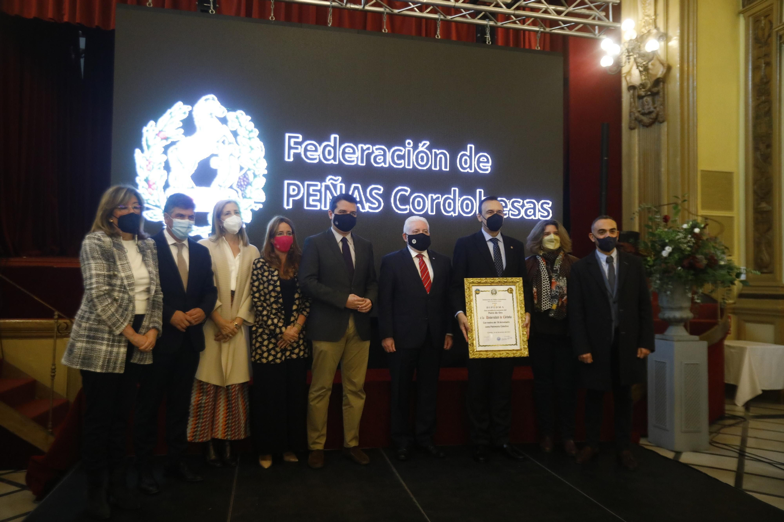 La entrega de los Potros de la Federación de Peñas Cordobesas, en fotografías