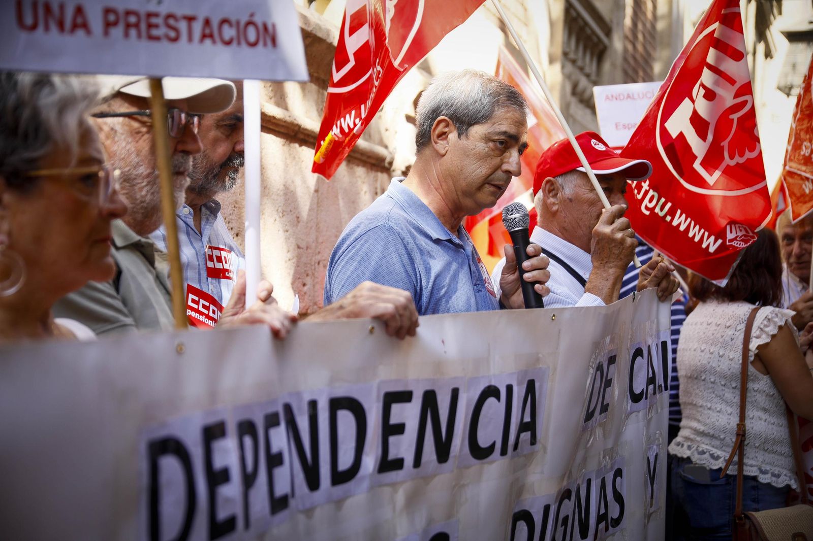 Las imágenes de la manifestación por la "ley de dependencia"