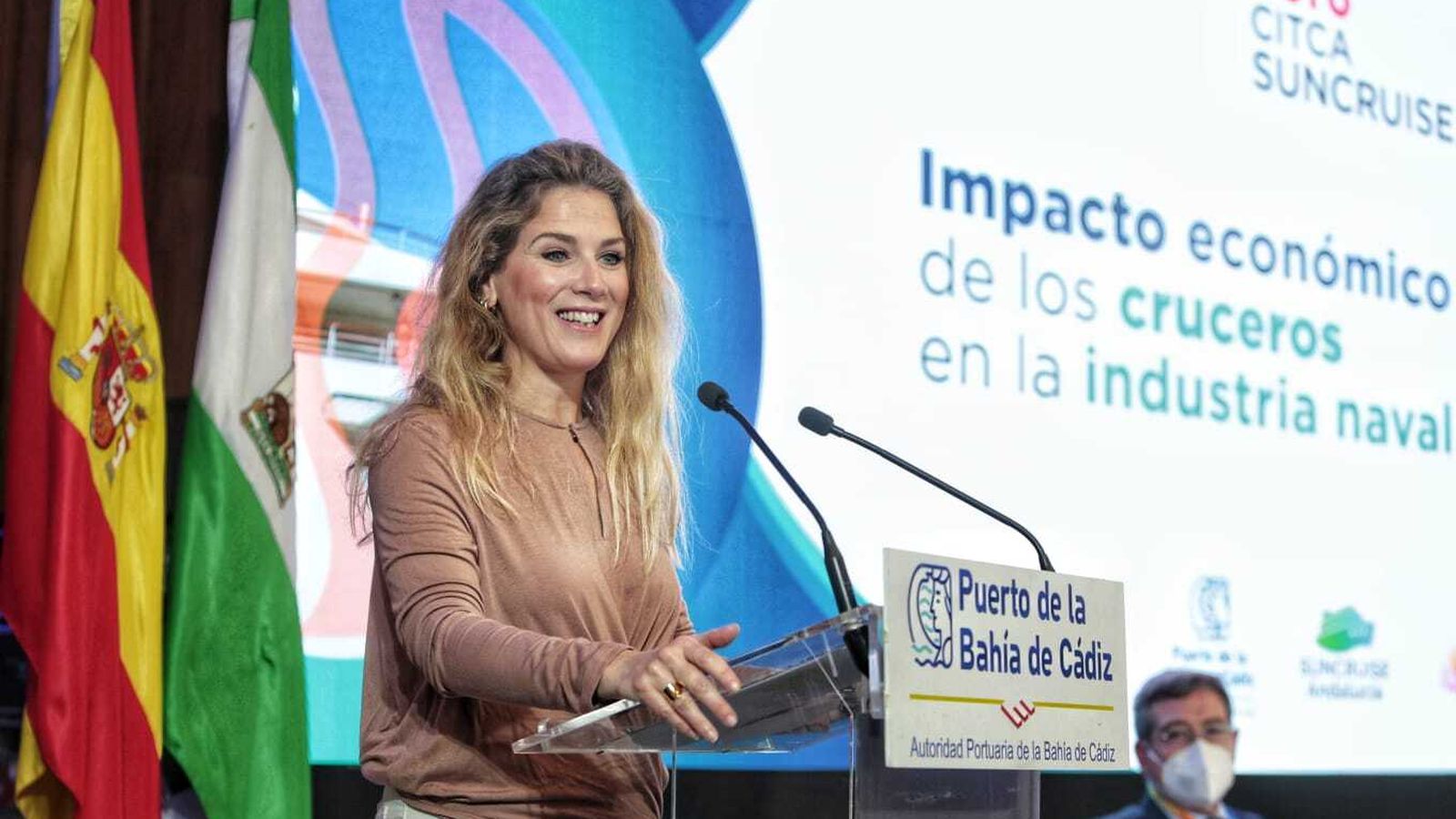 Ana Mestre, durante su intervención en el acto inaugural de la jornada