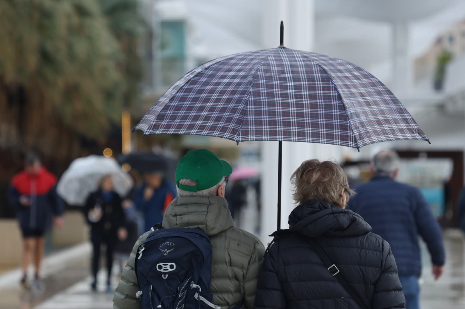 Málaga capital este jueves tras el paso de la borrasca Leonardo.