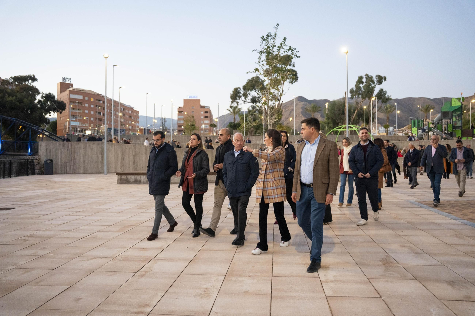 Las imágenes de la inauguración de la primera fase de la adecuación de la Rambla San Antonio de Aguadulce