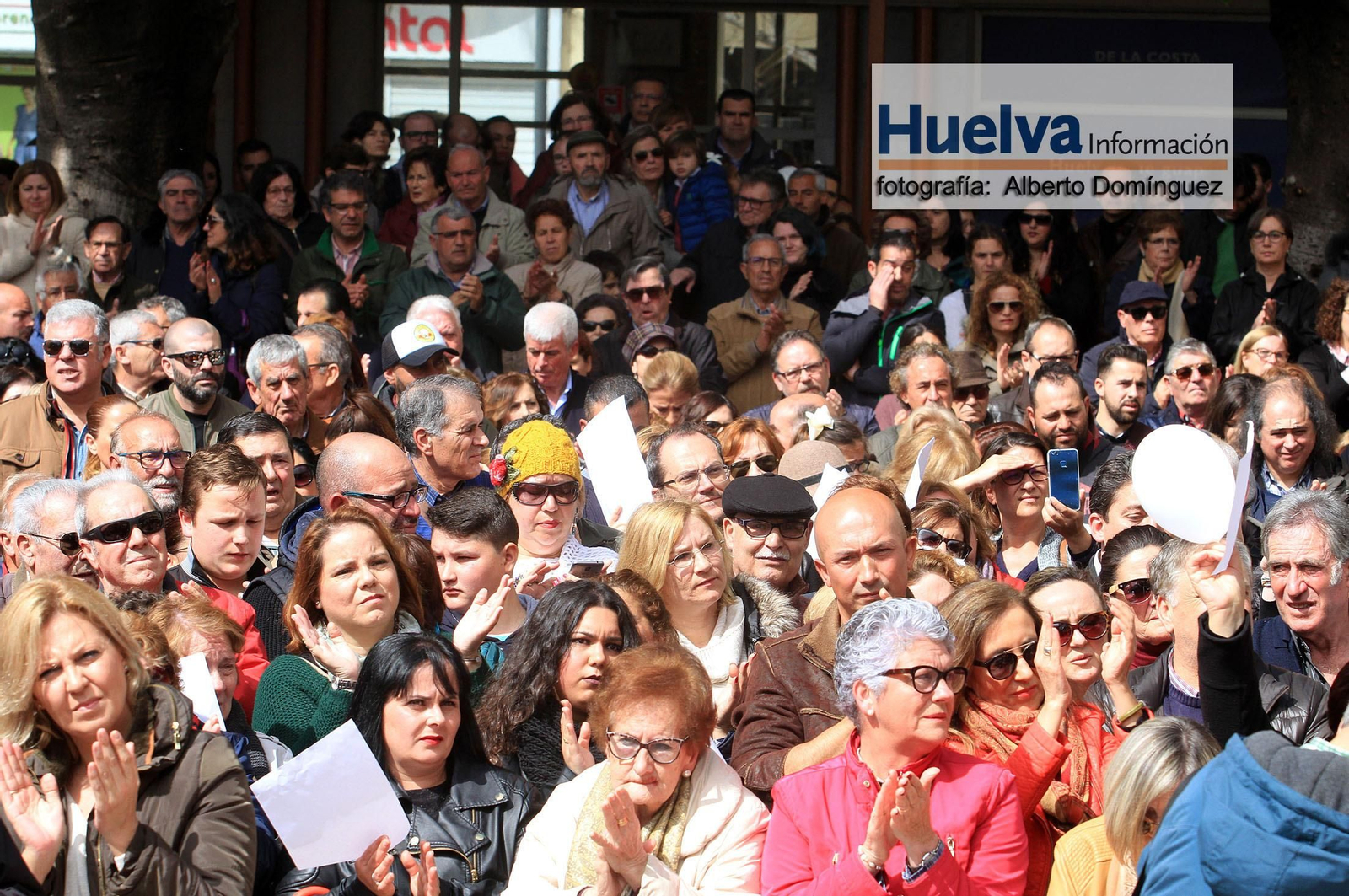 Imágenes de la manifestación contra la derogación de la prisión permanente revisable celebrada en Huelva