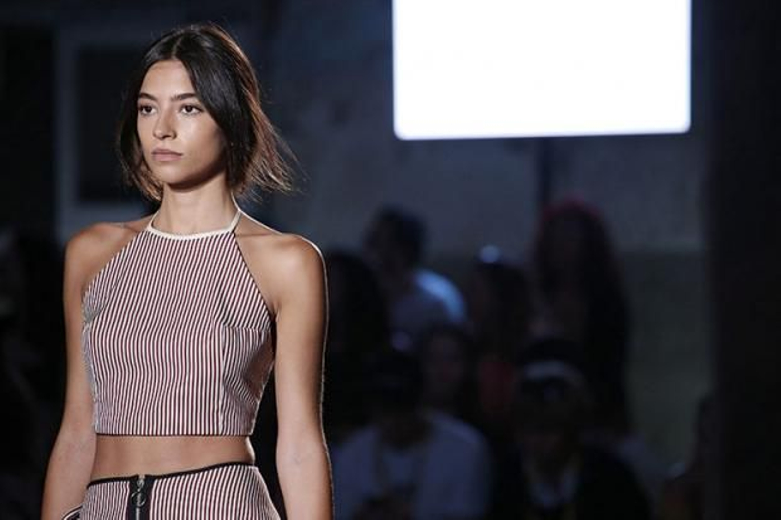 Rocío Crusset en una reciente edición de la pasarela barcelonesa