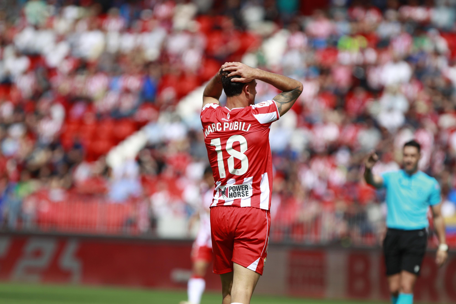 Las mejores imágenes del partido de fútbol U.D. Almería-Villarreal C.F.