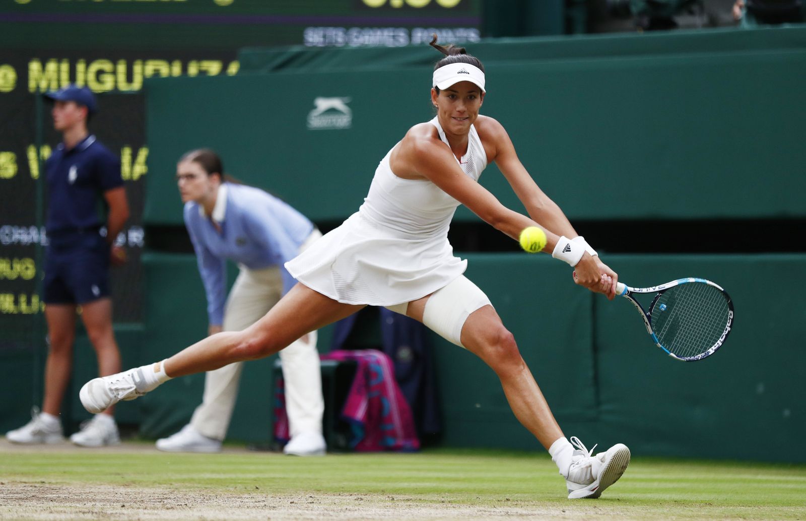 Las imágenes de la final Muguruza-Venus Williams de WImbledon