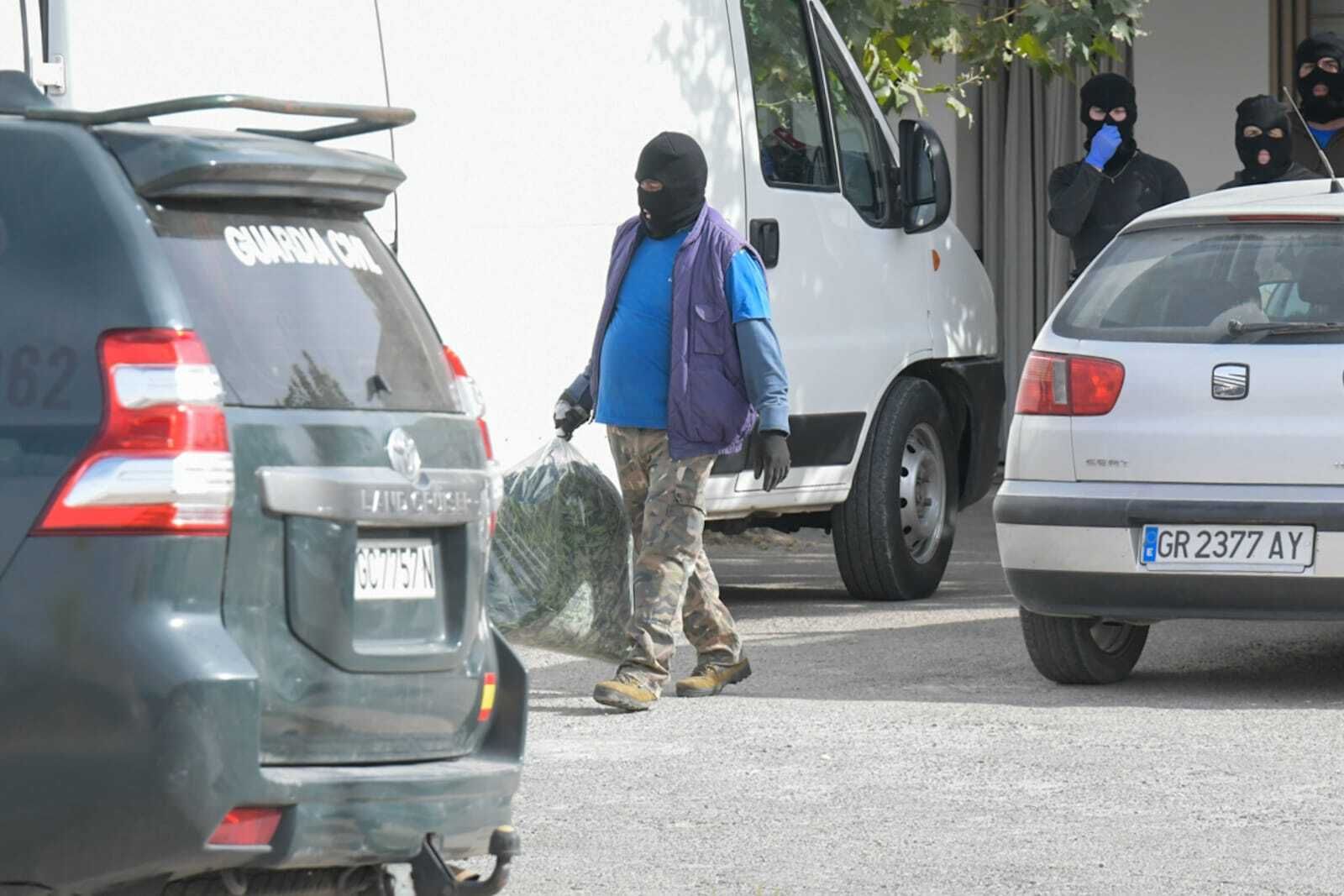 Imagen de archivo de una operación antidroga desarrollada por la Guardia Civil en Granada