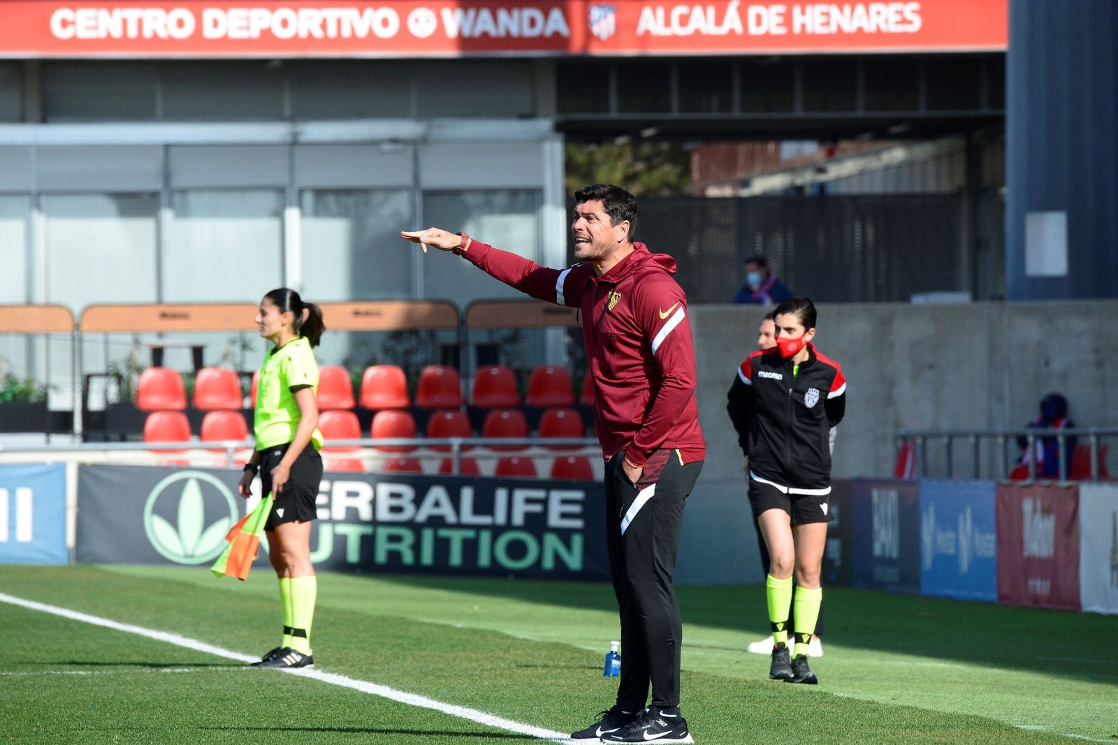 Cristian Toro, durante un partido del Sevilla Femenino.
