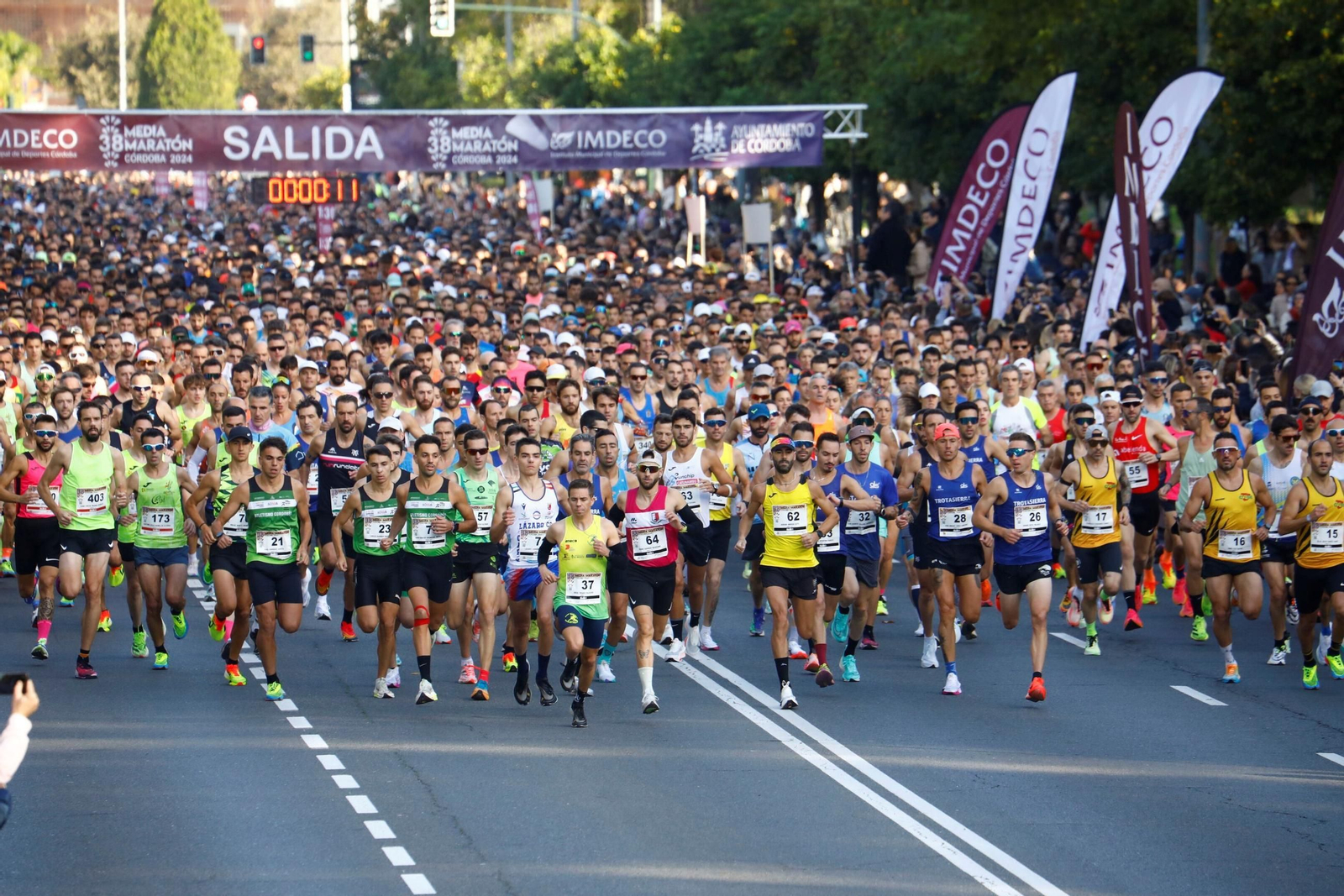 Salida de la Media Maratón.