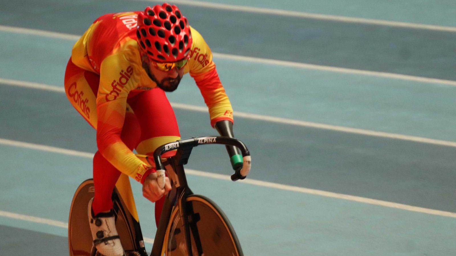 Alfonso Cabello, durante una concentración con la selección española.
