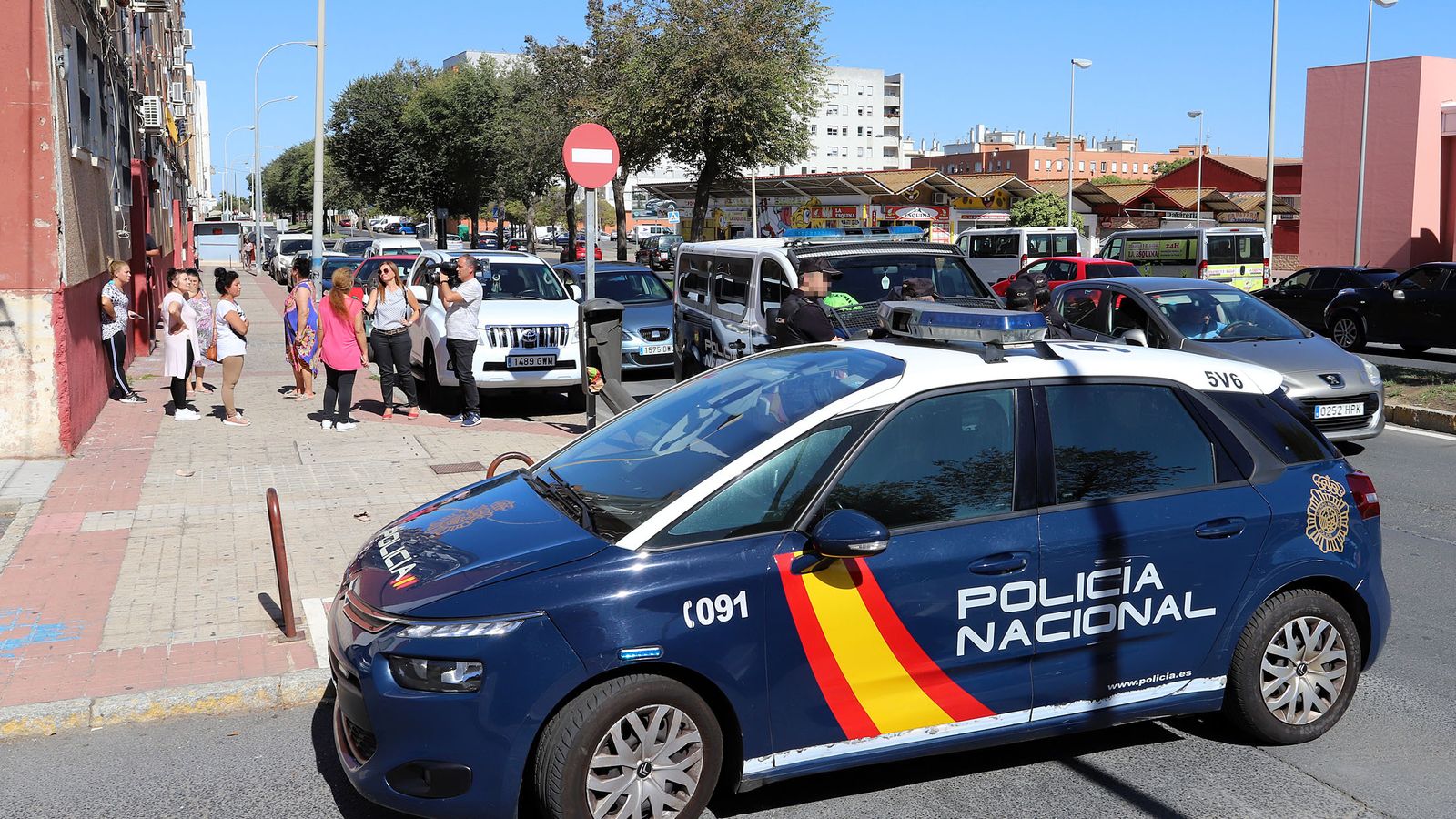 Imagen de la intervención policial llevada a cabo en El Torrejón el pasado mes de septiembre.