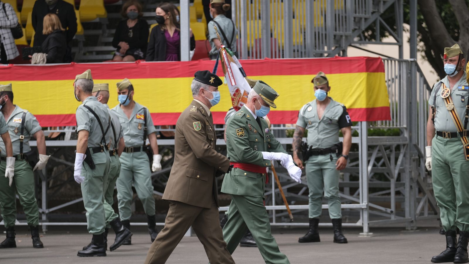 Fotogalería toma de posesión del General Melchor Marín Elvira. La Legión. Almería