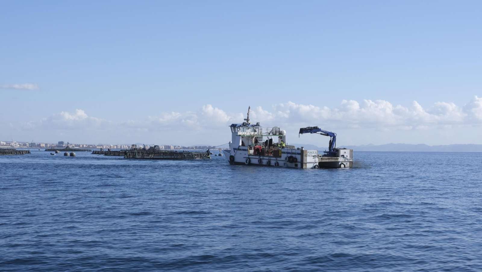 La piscifactoría de El Cañarete, en imágenes