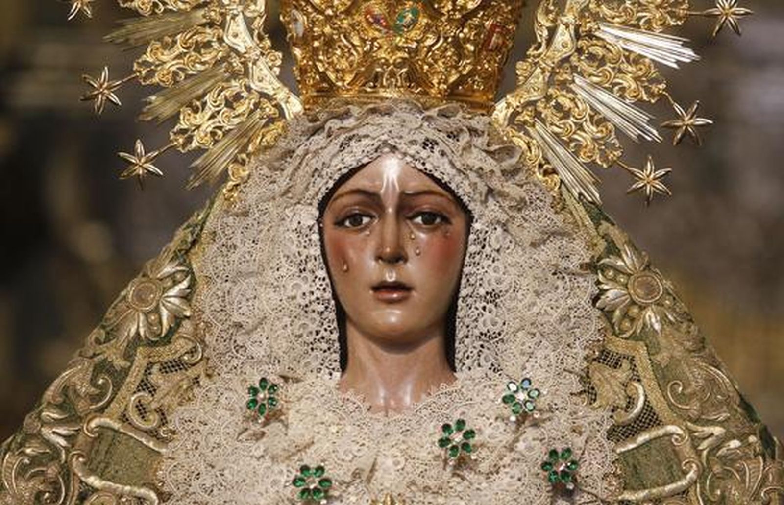 La Virgen será trasladada en la madrugada del próximo sábado a la Cartuja para la beatificación de Madre María de la Purísima.  Foto: Victoria Hidalgo