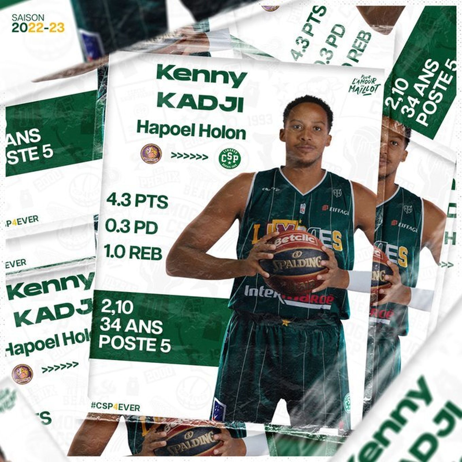 Kenny Kadji ficha por el Limoges.