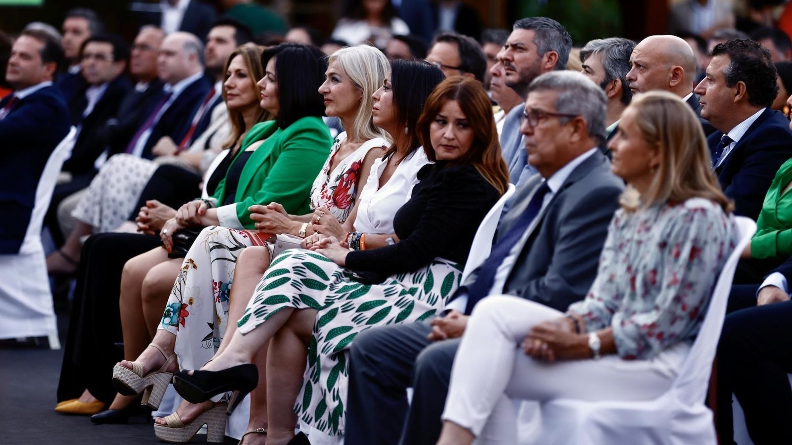Asistentes al acto celebrado en la sede de la Diputación.