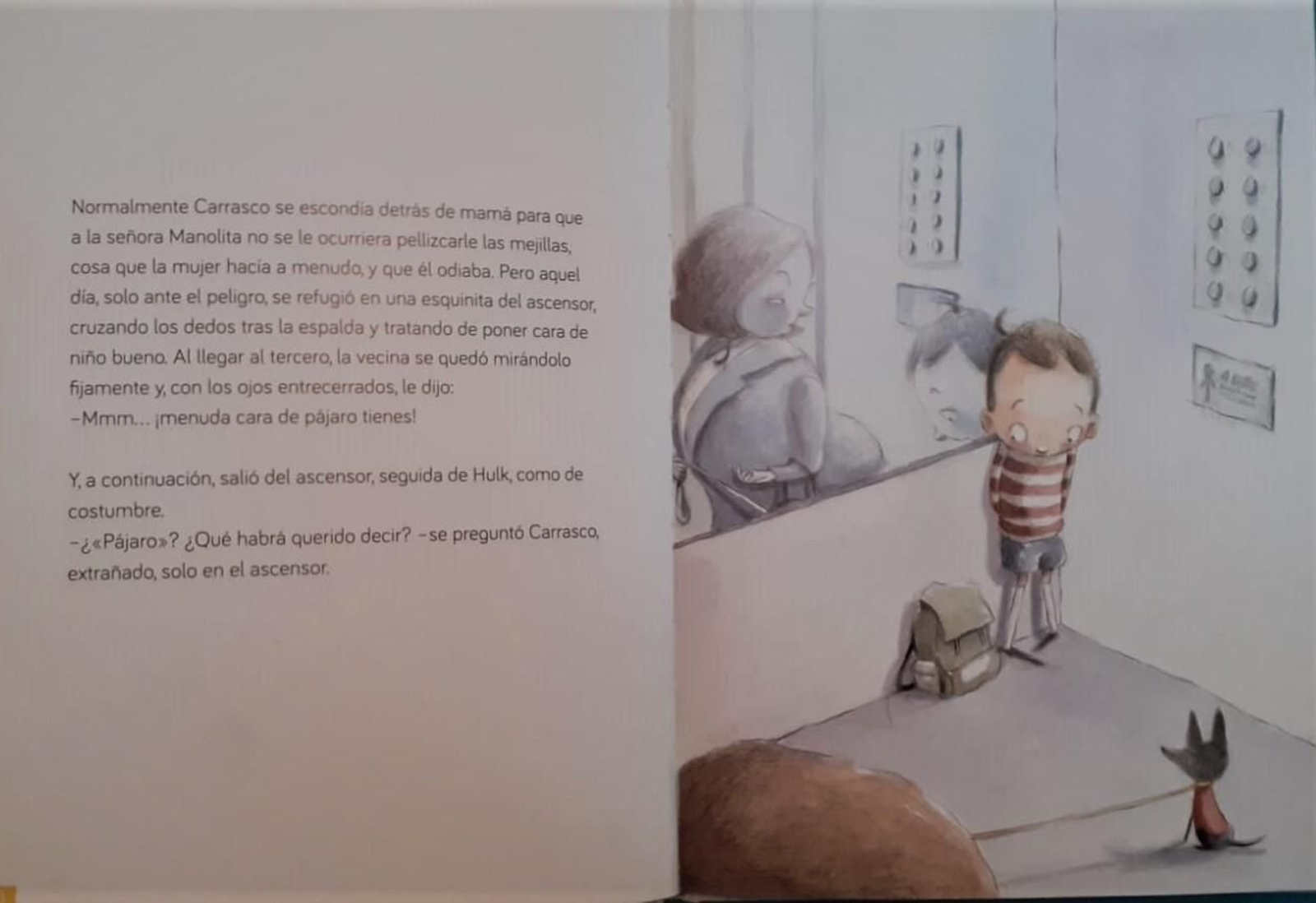 Ilustración de 'Cara de pájaro'