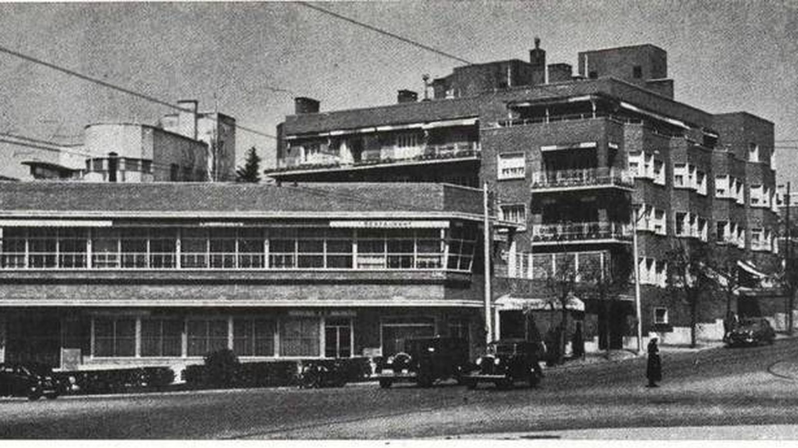 Imagen histórica del edificio.