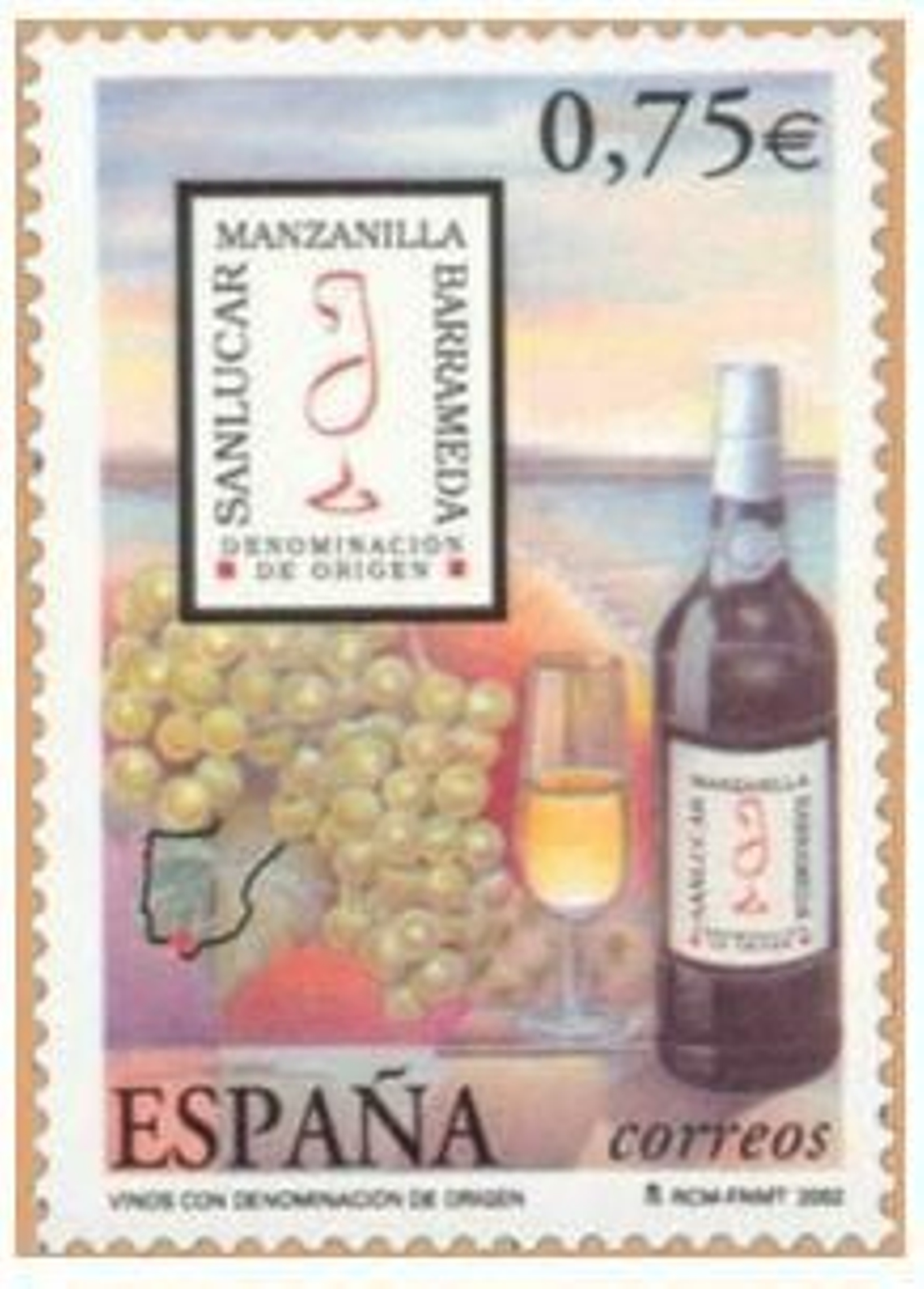 Sello dedicado a la vendimia.