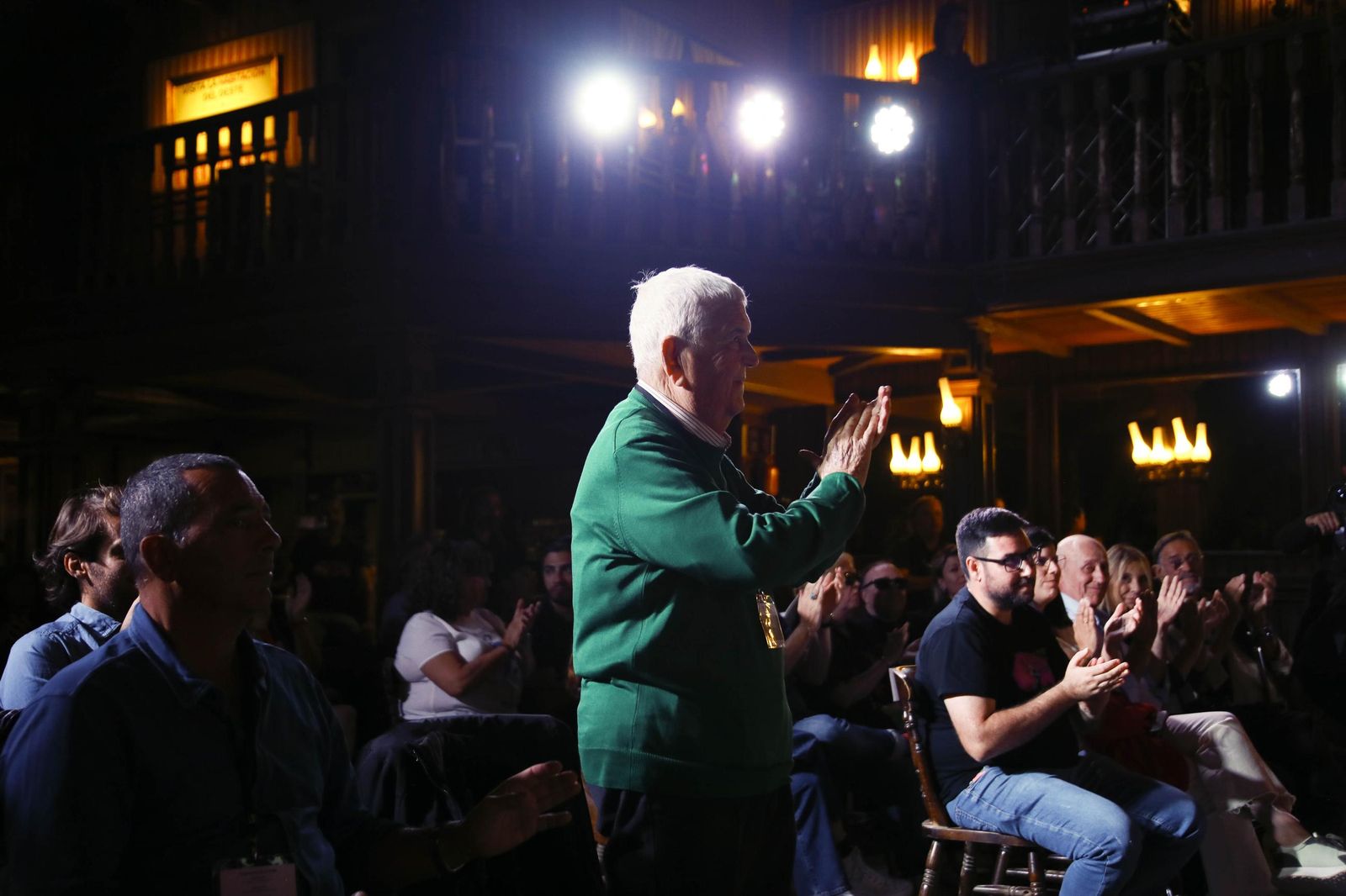 Las imágenes del premio desierto de Tabernas a Eugenio Alabiso en el Almería Western Film Festival