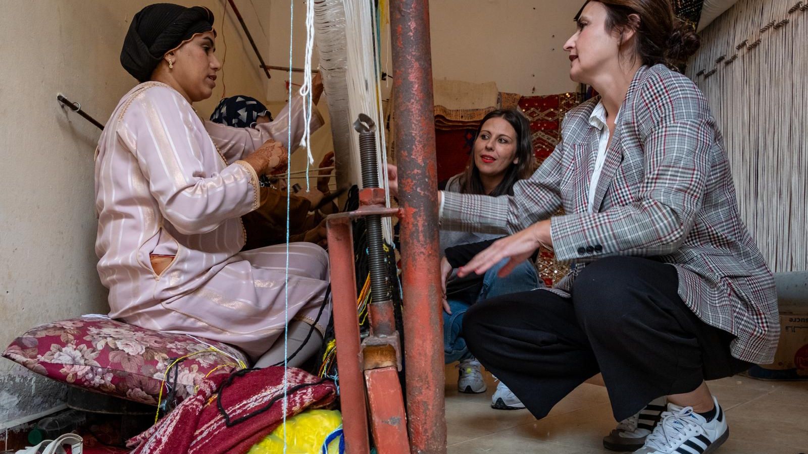 Visita a proyectos empresariales de mujeres en Marruecos.