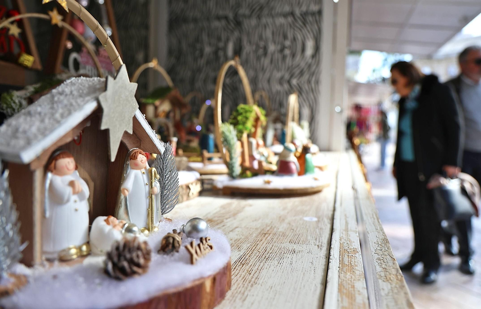 Mercado navideño de la Plaza de Las Monjas