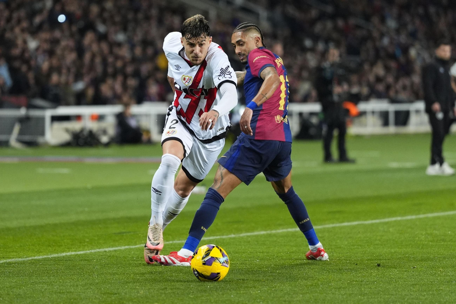 Las fotos del polémico Barcelona - Rayo Vallecano