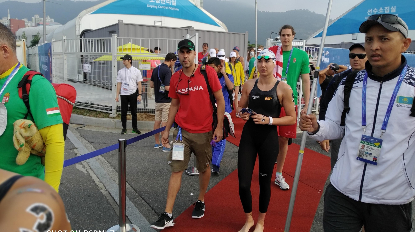 Las fotos de Paula Ruiz en el Mundial de aguas abierta de Gwangju