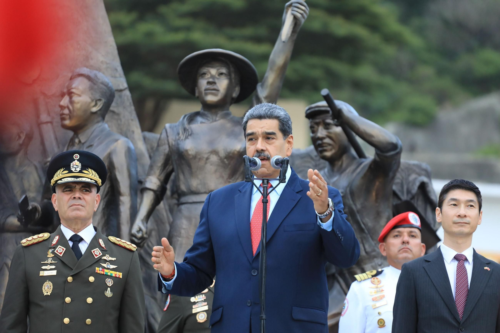 El presidente de Venezuela, Nicolás Maduro, habla durante un acto de Gobierno en Caracas.