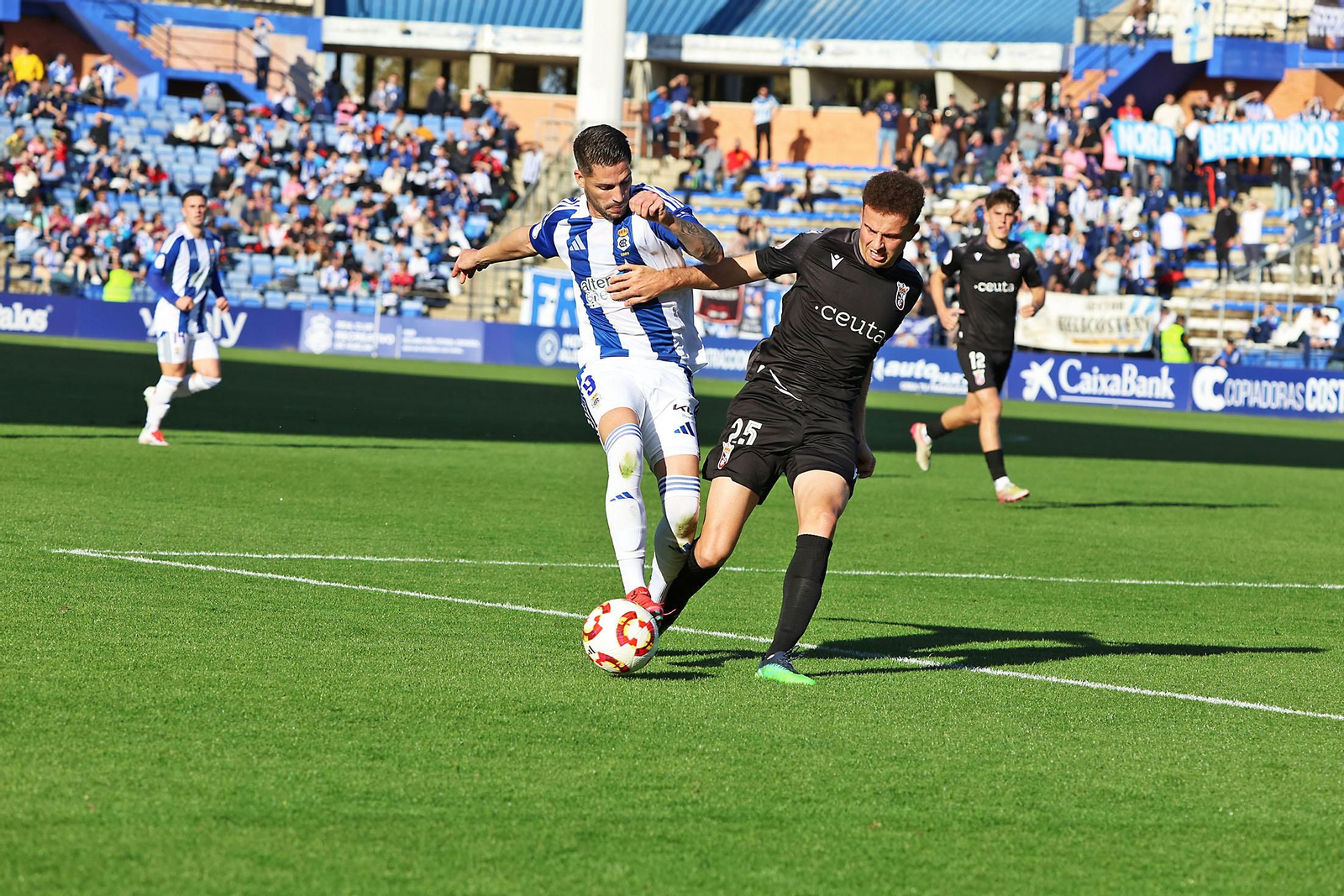 Las imágenes del encuentro entre el Recreativo de Huelva y el Ceuta