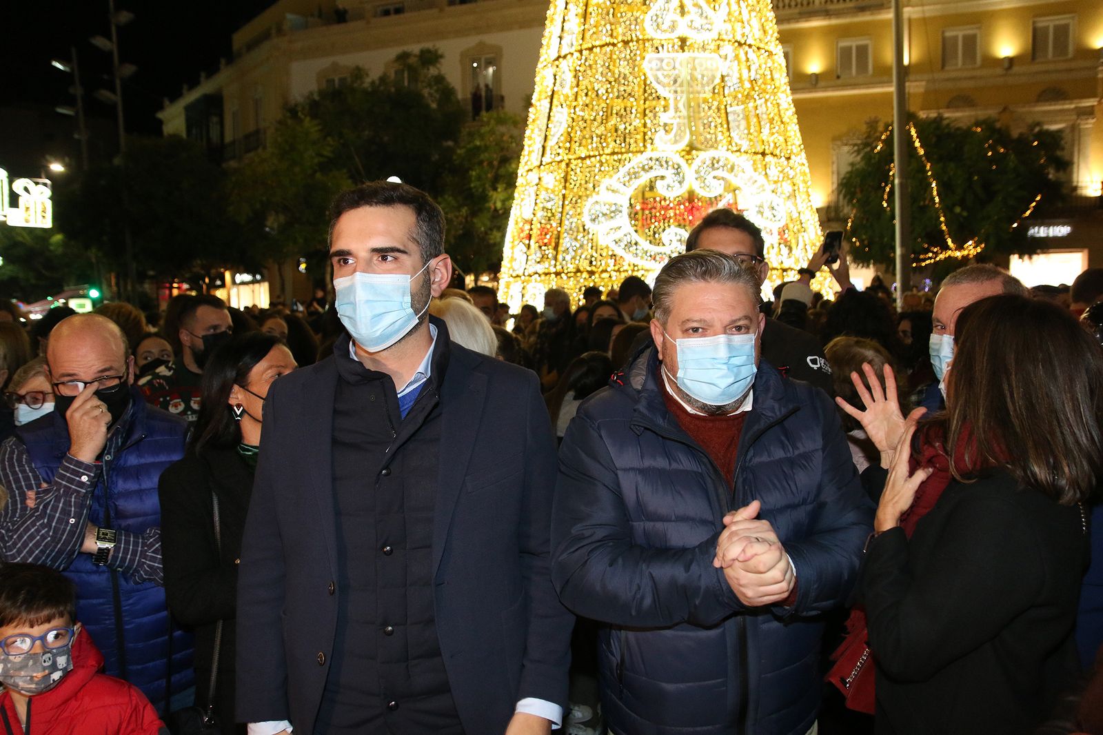 Las imágenes del encendido del alumbrado navideño