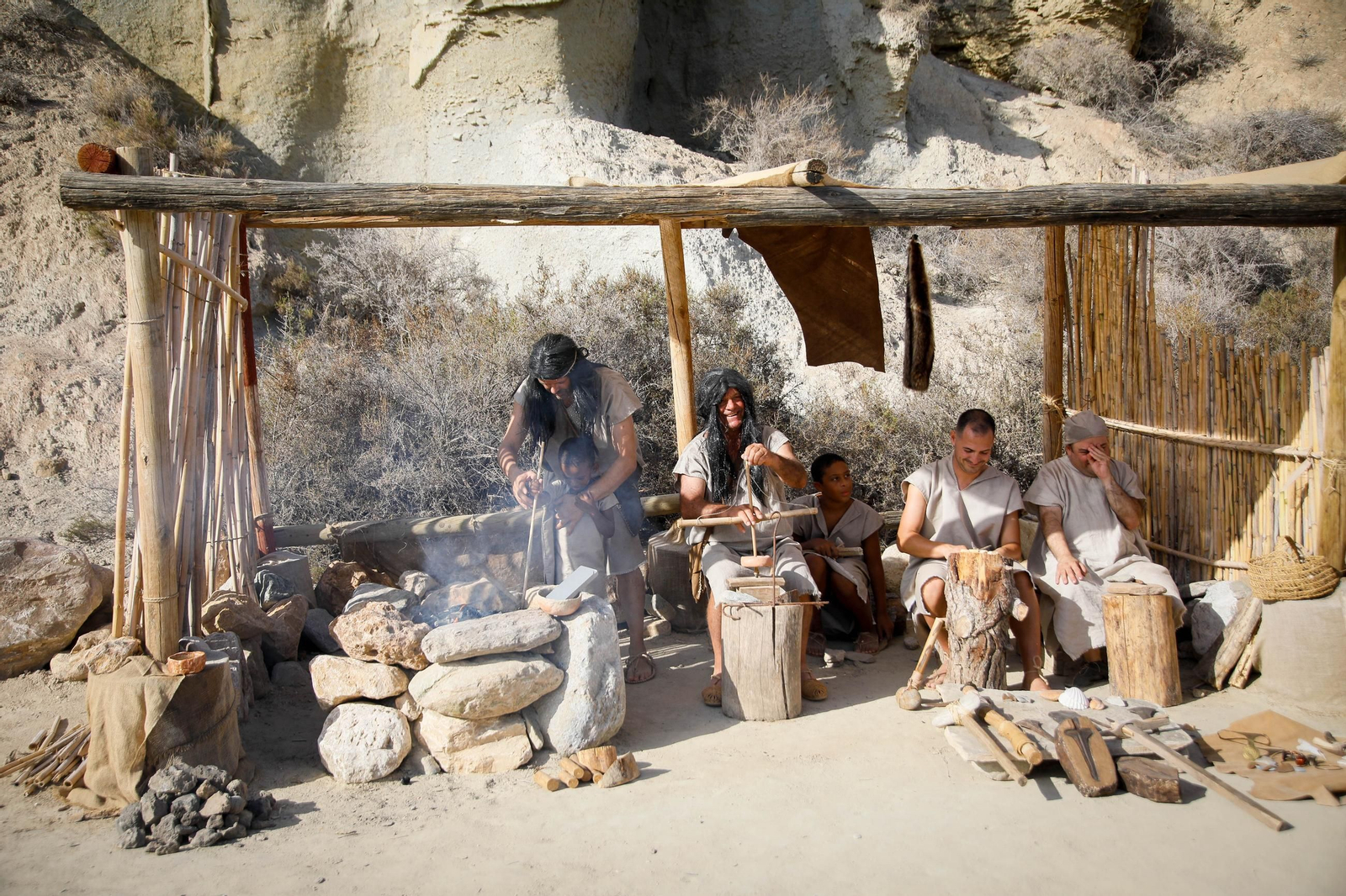 Así se ha vivido la segunda recreación histórica de la cultura argárica en Antas