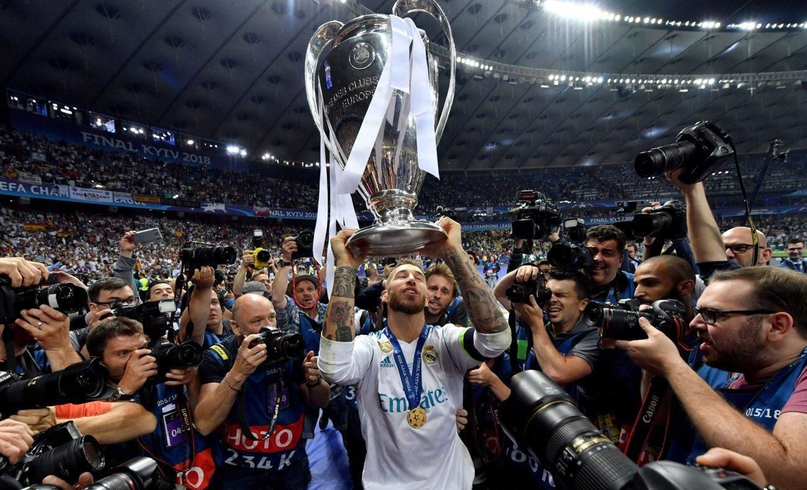 Las imágenes de la final de la Champions en Kiev