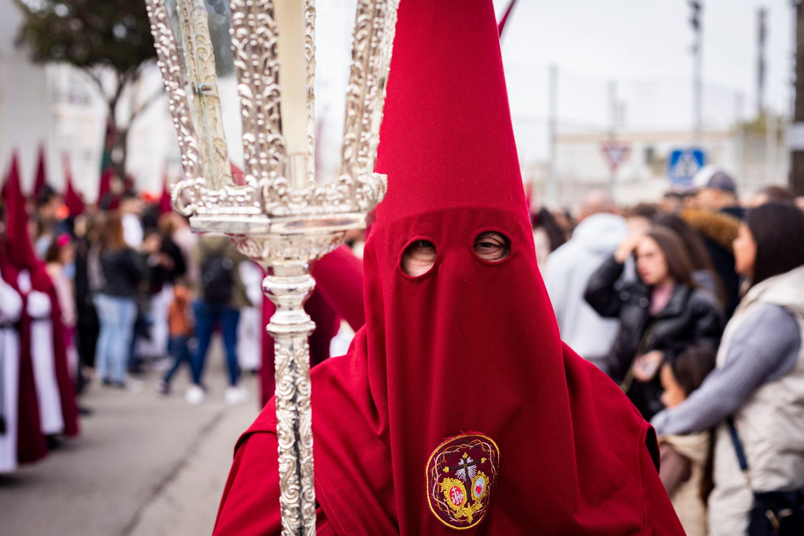 Las imágenes de la hermandad de Tres Caídas en la Semana Santa de San Fernando 2024