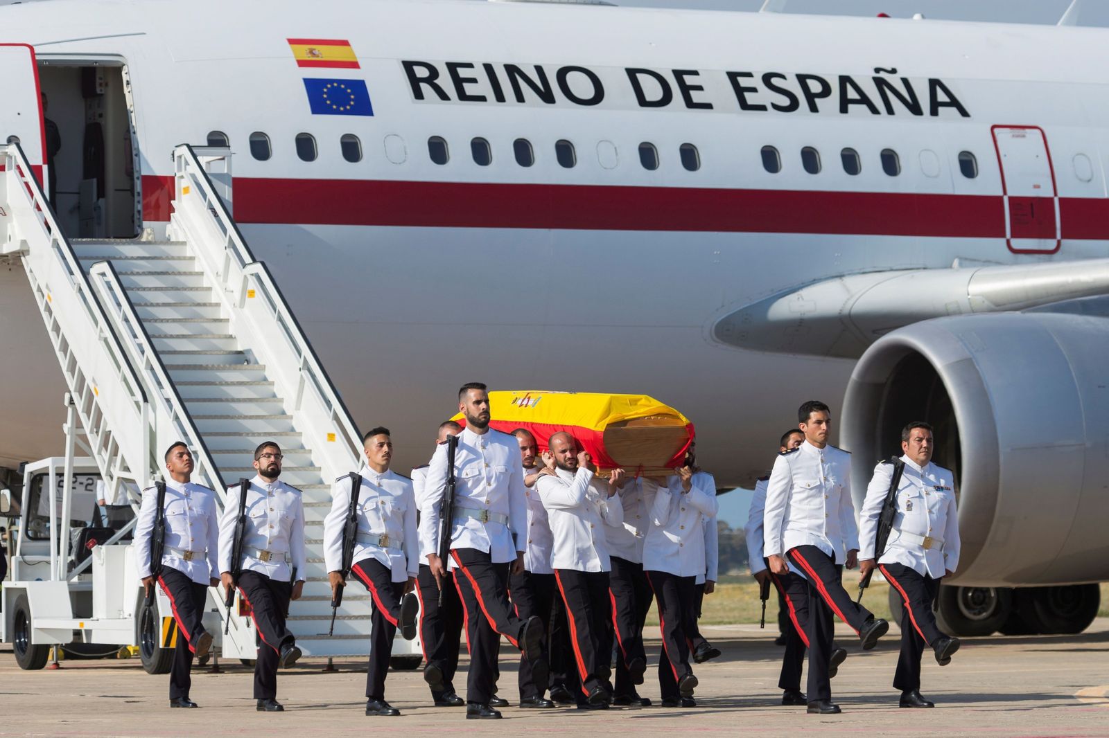 Último adiós  al soldado fallecido en Malí