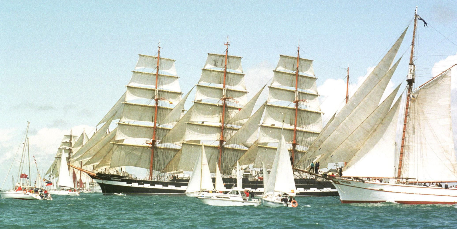 Imágenes de las grandes regatas que ha acogido Cádiz