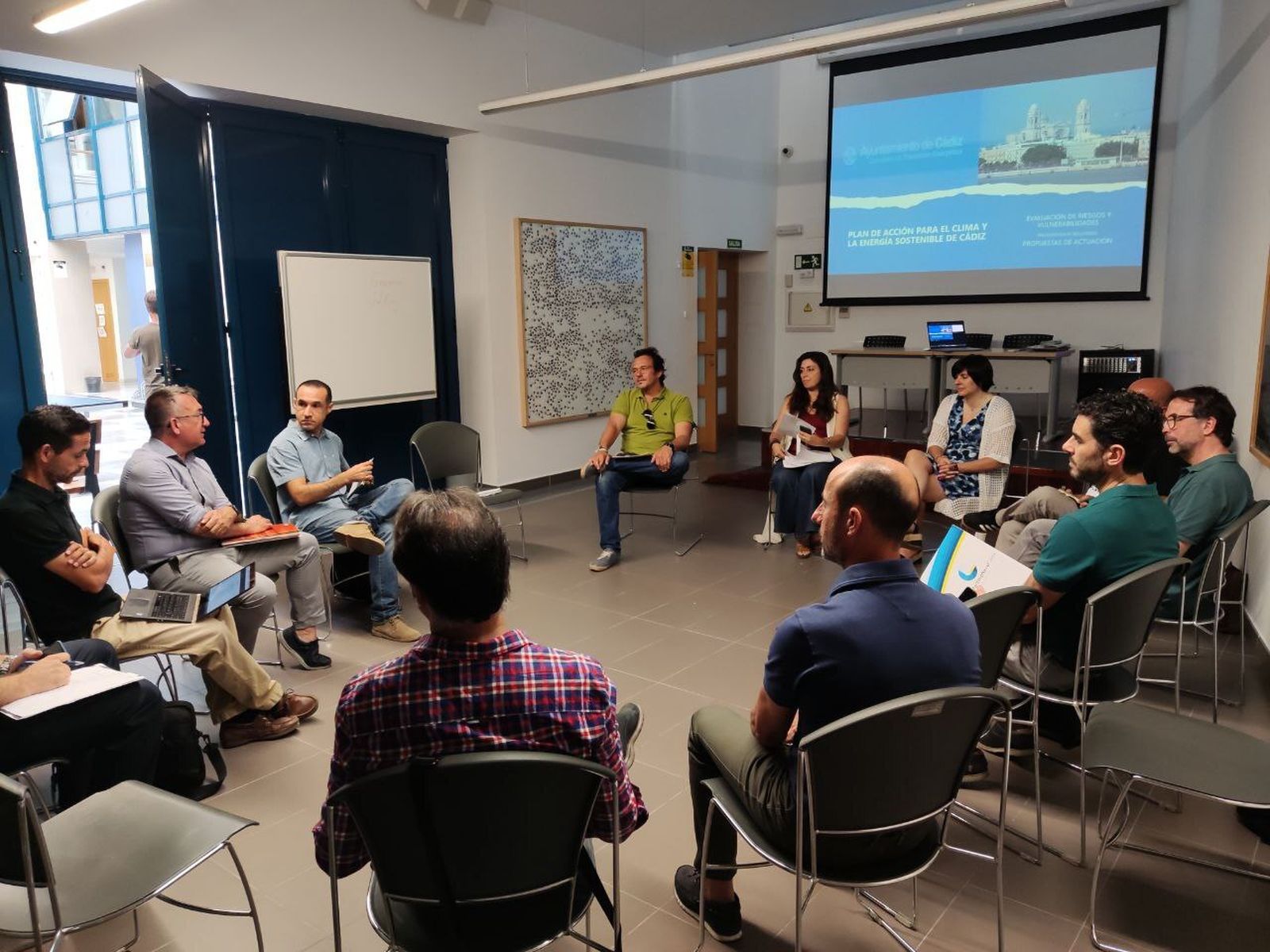 Un momento de las jornadas sobre el PACES celebradas en la Casa de la Juventud.
