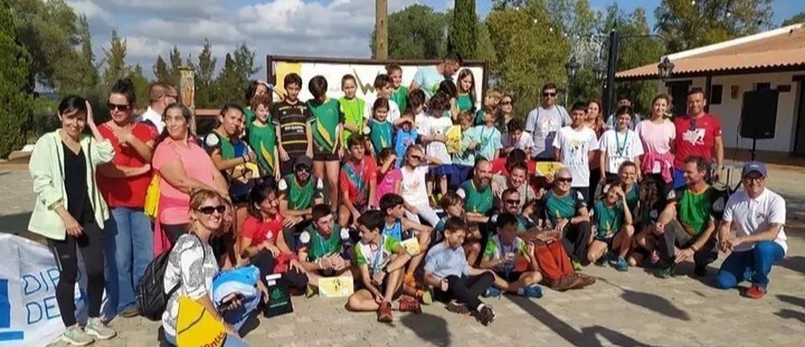 Algunos de los participantes en esta prueba en Lepe.