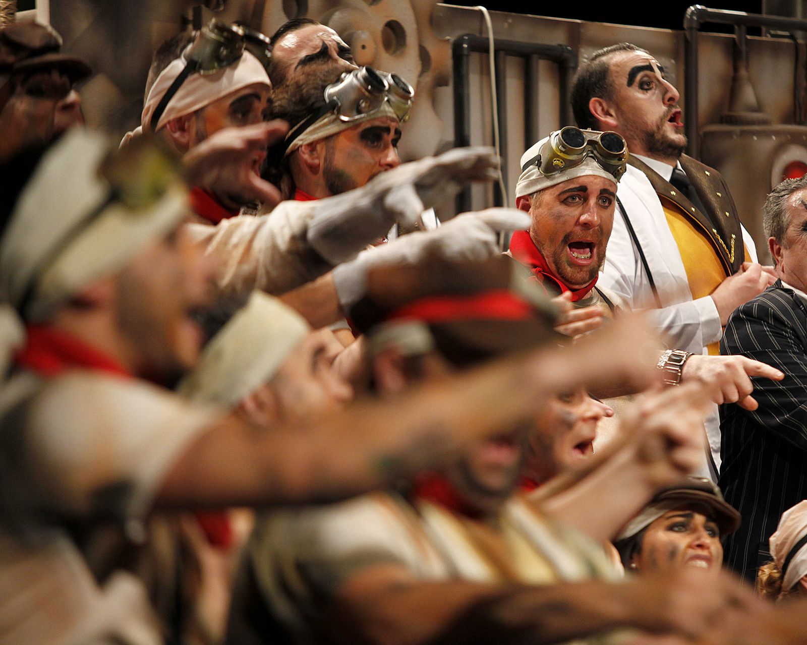 Las imágenes de la sexta función de cuartos