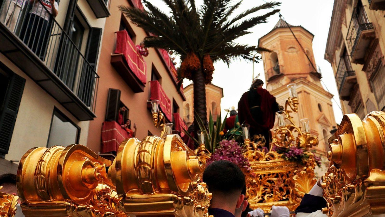 Jesús a su Entrada en Jerusalén.